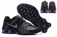 2019U nike shox current chaussures sport femme logo moins cher noir pourpre